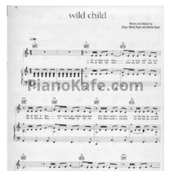 Ноты Enya - Wild child - предпросмотр