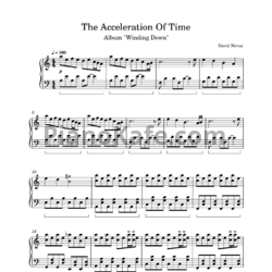 Ноты David Nevue - The acceleration of time - предпросмотр