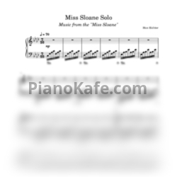 Ноты Max Richter - Miss Sloane Solo - предпросмотр