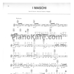 Ноты Gianna Nannini - I maschi