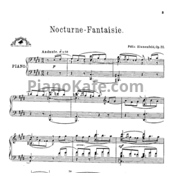 Ноты Феликс Блуменфельд - Ноктюрн-фантазия (Op. 20) - предпросмотр