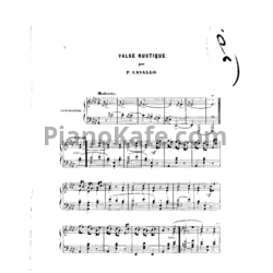 Ноты Peter Cavallo - Valse rustique, Op. 24 - предпросмотр