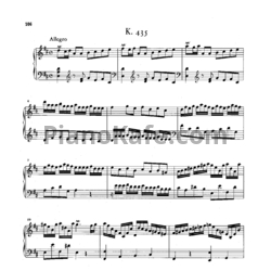 Ноты Д. Скарлатти - Соната K435 - предпросмотр