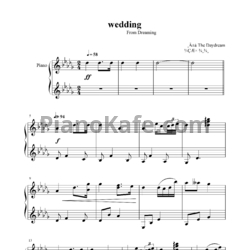 Ноты The Daydream - Wedding - предпросмотр