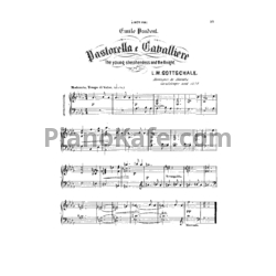 Ноты Луи Моро Готшалк - Pastorella e Cavalliere (Op. 32) - предпросмотр