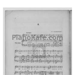 Ноты И. Брамс - Песни и напевы (Op. 32) - предпросмотр