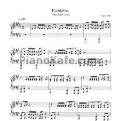 Ноты Three Days Grace - Painkiller - предпросмотр