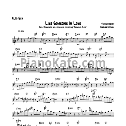 Ноты Paul Desmond - Like someone in love - предпросмотр