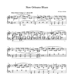 Ноты William Gillock - New Orleans Blues - предпросмотр