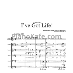 Ноты Take 6 - I've got life - предпросмотр