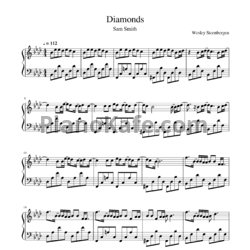 Ноты Sam Smith - Diamonds - предпросмотр