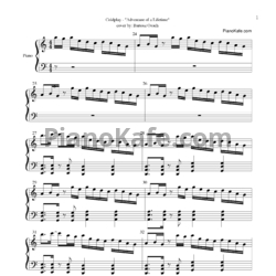 Ноты Coldplay - Adventure of a lifetime - предпросмотр