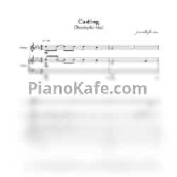 Ноты Christophe Maé - Casting