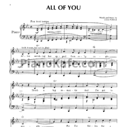 Ноты Cole Porter - The Very Best - Vol. 1 - предпросмотр