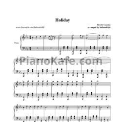 Ноты Weezer - Holiday