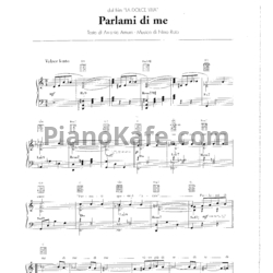 Ноты Nino Rota - Parlami di me - предпросмотр