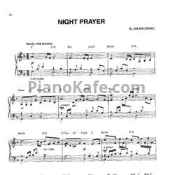 Ноты Jim Brickman - Night prayer - предпросмотр