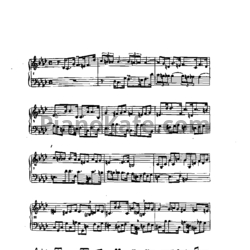 Ноты Ф. Шопен - Канон фа минор (B.129) - предпросмотр