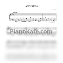 Ноты MACAN - ASPHALT 8 - предпросмотр