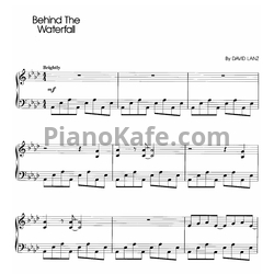 Ноты David Lanz - Behind the waterfall - предпросмотр