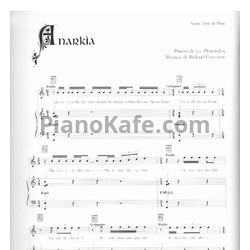 Ноты Riccardo Cocciante - Anarkia - предпросмотр