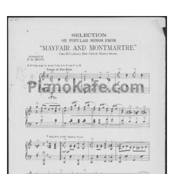 Ноты Cole Porter - Selection on popular song from "Mayfair and Montmartre" - предпросмотр