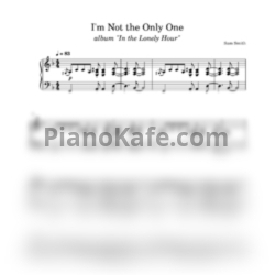 Ноты Sam Smith - I'm not the only one (Piano cover) - предпросмотр
