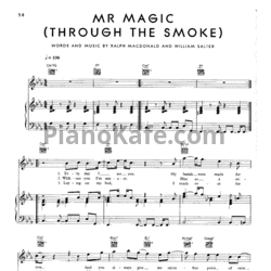 Ноты Amy Winehouse - Mr magic (Through the smoke) - предпросмотр