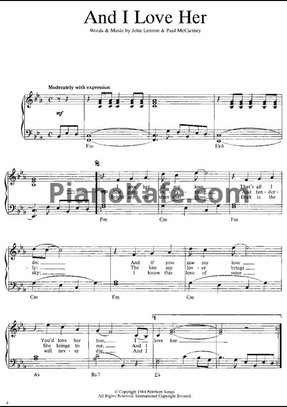 Ноты It's easy to play love songs (Книга нот) - PianoKafe.com