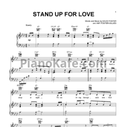 Ноты Destiny's Child - Stand Up for Love - предпросмотр