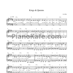 Ноты Ava Max - Kings & Queens - предпросмотр