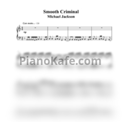 Ноты Michael Jackson - Smooth Criminal (Piano cover) - предпросмотр