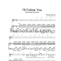 Ноты Jon McLaughlin - I'll follow you - предпросмотр