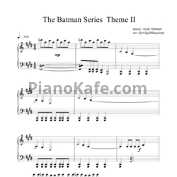 Ноты Andy Sturmer - The Batman 2004 theme (Seasons 3-5)