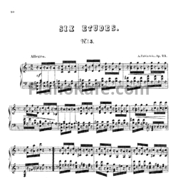 Ноты Антон Рубинштейн - Этюд (Op.23, №5) - предпросмотр
