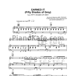 Ноты The Weeknd - Earned It (Версия 2) - предпросмотр