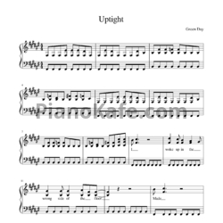 Ноты Green Day - Uptight - предпросмотр