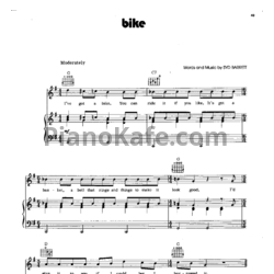 Ноты Pink Floyd - Bike - предпросмотр