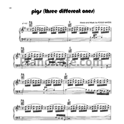 Ноты Pink Floyd - Pigs (Three different ones) - предпросмотр