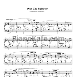 Ноты Keith Jarrett - Somewhere over the rainbow - предпросмотр