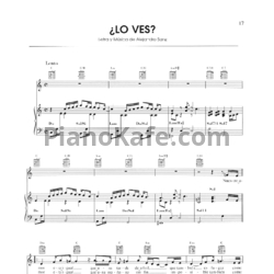 Ноты Alejandro Sanz - Lo Ves