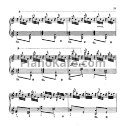 Ноты Г. Равина - Гармонический этюд (Соч. 50 №18) - предпросмотр