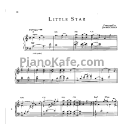 Ноты Jim Brickman - Little star - предпросмотр