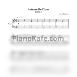 Ноты Korg S - Autumn Re-Diyez (Переложение для синтезатора)