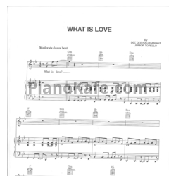 Ноты Haddaway - What is love (2)