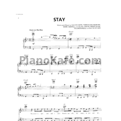 Ноты Ne-Yo - Stay - предпросмотр