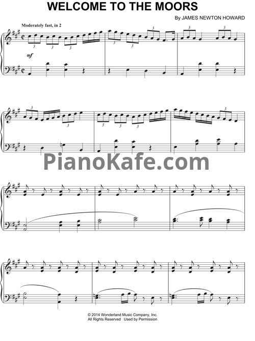 Ноты James Newton Howard - Maleficent (Книга нот) - PianoKafe.com