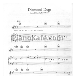 Ноты David Bowie - Diamond dogs - предпросмотр