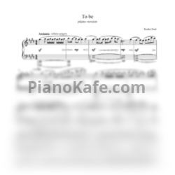 Ноты Teodor Doré - To be - предпросмотр