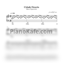 Ноты Marco Figueiredo - Cidade Deserta (Piano Solo) - предпросмотр
